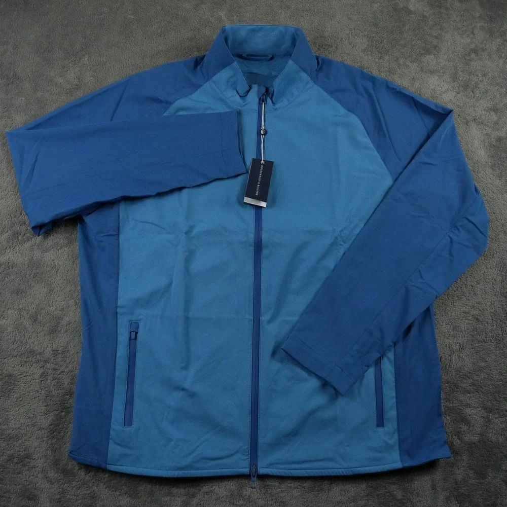 Holderness & Bourne Men's The Hyde Performance Jacket Blue‎ Tailored Fit XL